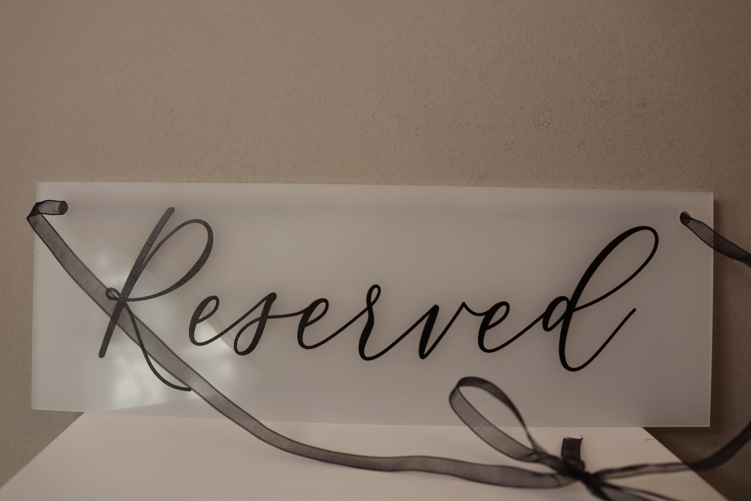 Reserved Sign