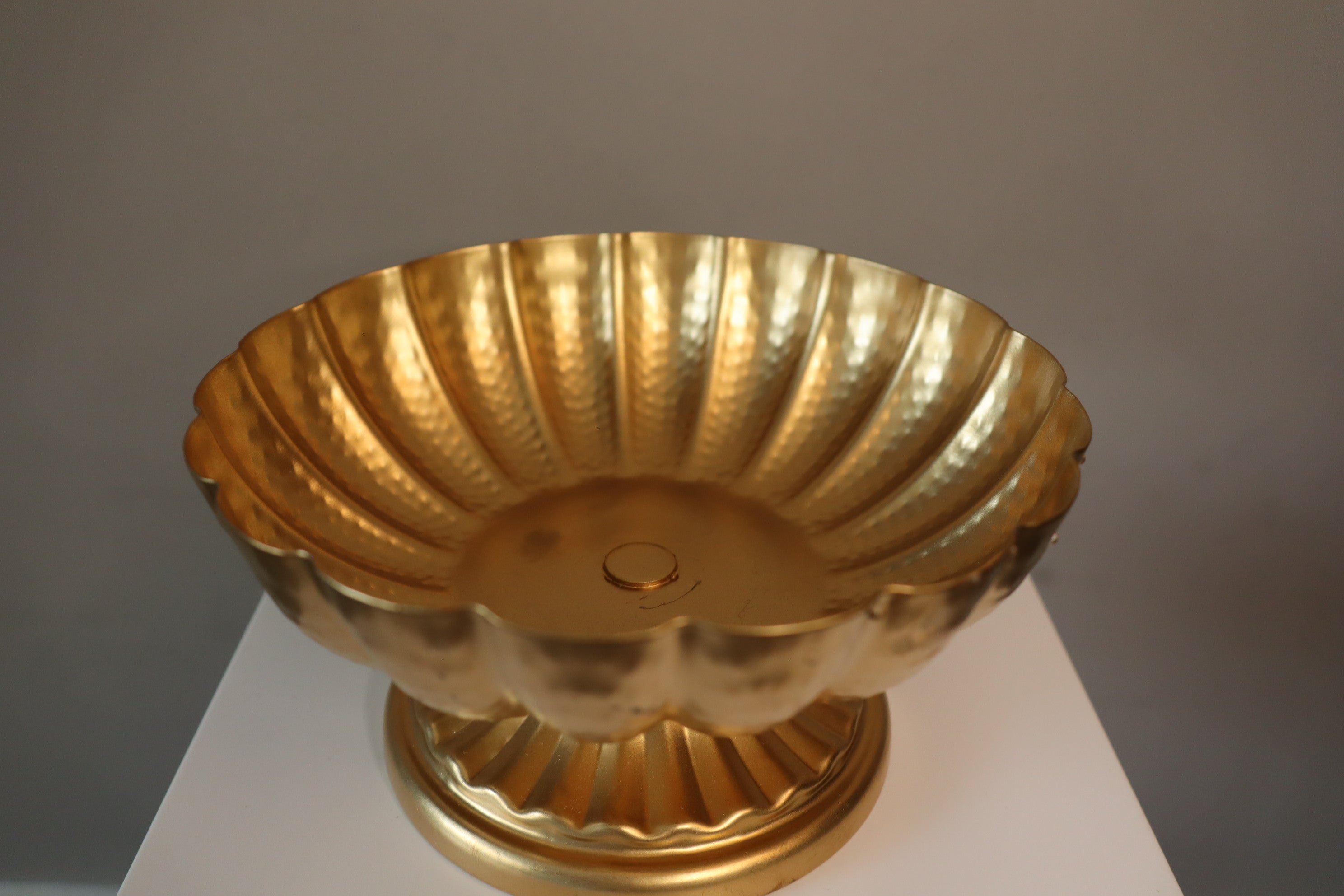 Short Gold Table Vase