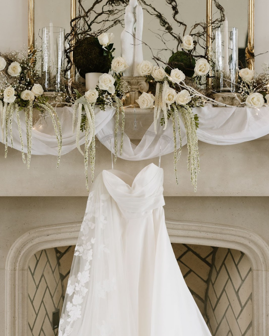 Mantle Floral Arrangement